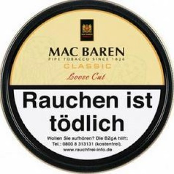 Mac Baren Classic Loose Cut (Vanilla Cream) Pfeifentabak